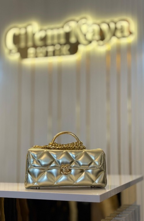 CHANEL GOLD ÇANTA 