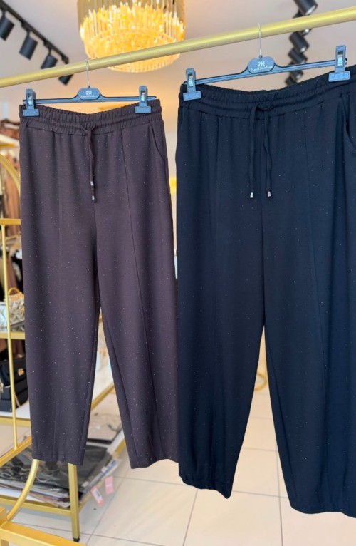 OYSHO TAŞLI PANTOLON SİYAH OYSHO TAŞLI PANTOLON SİYAH